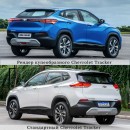 Chevrolet Tracker/Trax Crossover SUV Coupe rendering by Kolesa