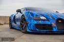 Afrojack's Bugatti Chiron and Veyron Grand Sport Vitesse Get Matching Blue Camo Wraps