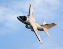 The S-3 aircraft takes to the skies from NASA's Glenn Research Center