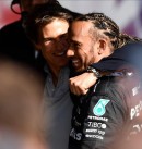 Lewis Hamilton and Tom Cruise at British GP