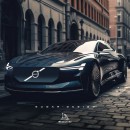 Volvo ES90 CGI AI-designed car by sugardesign_1