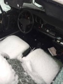 Air-Cooled Porsche 911 Targa Left In the Snow