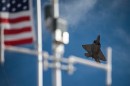 F-22 Raptor and the American flag
