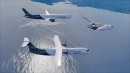 Airbus ZEROe aircraft concept designs