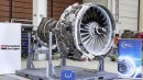 V2500 aircraft engine running on 100 percent SAF
