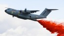 Airbus A400M Atlas dropping fire retardant