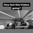 OneRepublic Playing Frisbee on a Plane