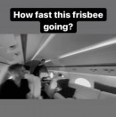 OneRepublic Playing Frisbee on a Plane