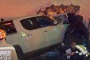 Alan Ruck crashed his Rivian into a pizza restaurant on Halloween night