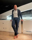 Alex Rodriguez On Yacht Trip in Italy