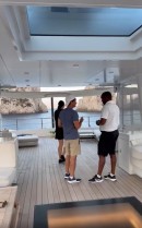 Alex Rodriguez On Yacht Trip in Italy