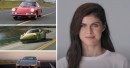 Alexandra Daddario and Porsche 911