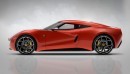 Alfa Romeo 6C rendering by Ed Ovens