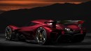 Alfa Romeo 8C-R Tazio Concept Looks Like a Koennigsegg Rival
