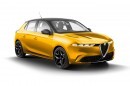 Alfa Romeo e-MiTo rendering by Kleber Silva