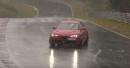 Alfa Romeo Giulia Quadrifoglio Nurburgring Near Crash