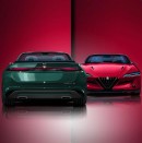 Alfa Romeo Giulietta & Duetto 1.6 rendering by tda_automotive