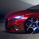 Alfa Romeo Hatchback Rendering Looks Juicy, Has Zagato Vibes