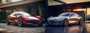 Alfa Romeo Giulia & GTV renderings by vburlapp