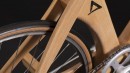 The Alfredo bike comes in 3 configurations, with a handmade wooden frame that elevates it to the level of object of art