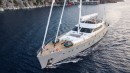 Motorsailer All About U2 was designed as a sailing nightclub, is now for sale