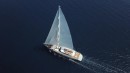 Motorsailer All About U2 was designed as a sailing nightclub, is now for sale