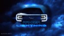 2025 Ford Ranger Lightning rendering by AutoYa