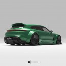 Porsche Taycan Widebody - Rendering
