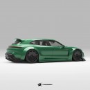 Porsche Taycan Widebody - Rendering