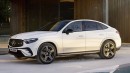 All-new 2023 Mercedes GLC Coupe rendering