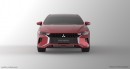 2023 Mitsubishi Lancer rendering