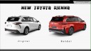 2024 Toyota Sienna CGI new generation by Digimods DESIGN
