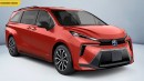 2024 Toyota Sienna CGI new generation by Digimods DESIGN