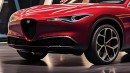 2025 Alfa Romeo Milano renderings by PoloTo & Q Cars