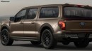 2025 Ford Excursion rendering by Digimods DESIGN