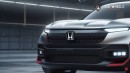 2025 Honda Ridgeline Hybrid rendering by Talk Wheels