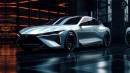 2025 Lexus IS rendering by PoloTo and Real Automotive