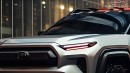 2025 Toyota 4Runner Hybrid rendering by AutomagzPro