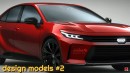 2025 Toyota Camry rendering by Halo oto