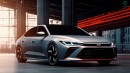 2025 Toyota Camry vs Mazda6 renderings by PoloTo