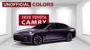 2025 Toyota Camry rendering by AutoYa