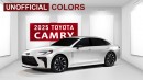 2025 Toyota Camry rendering by AutoYa