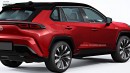 2025 Toyota RAV4 Electric rendering by Digimods DESIGN