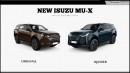 2026 Isuzu D-Max and MU-X CGI new generation by Digimods DESIGN