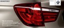BMW X3 taillights