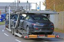 All-New E-Class Coupe Spied Nearly Undisguised on Trailer