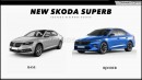 Skoda Superb CGI new generation by Digimods DESIGN