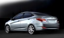 2011 Hyundai Accent/Verna rear/latteral view