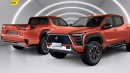 Mitsubishi L200 Triton pickup truck CGI new generation by Digimods DESIGN