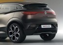 2021 Renault Megane EV rendering